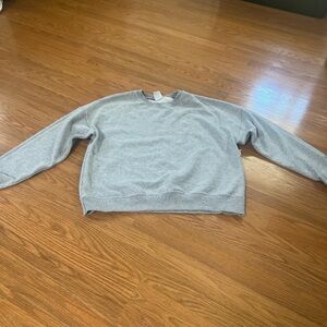 Champion Men's Light Gray Crewneck Sweater